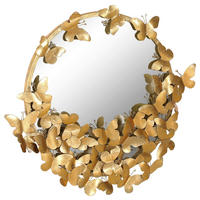WANDSPIEGEL 73/70/5 cm    in  - Goldfarben, Trend, Glas/Metall (73/70/5cm)