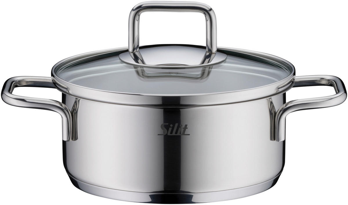 BRATENTOPF Extra Cook 0,9 L  - Klar, Basics, Metall (14cm) - Silit