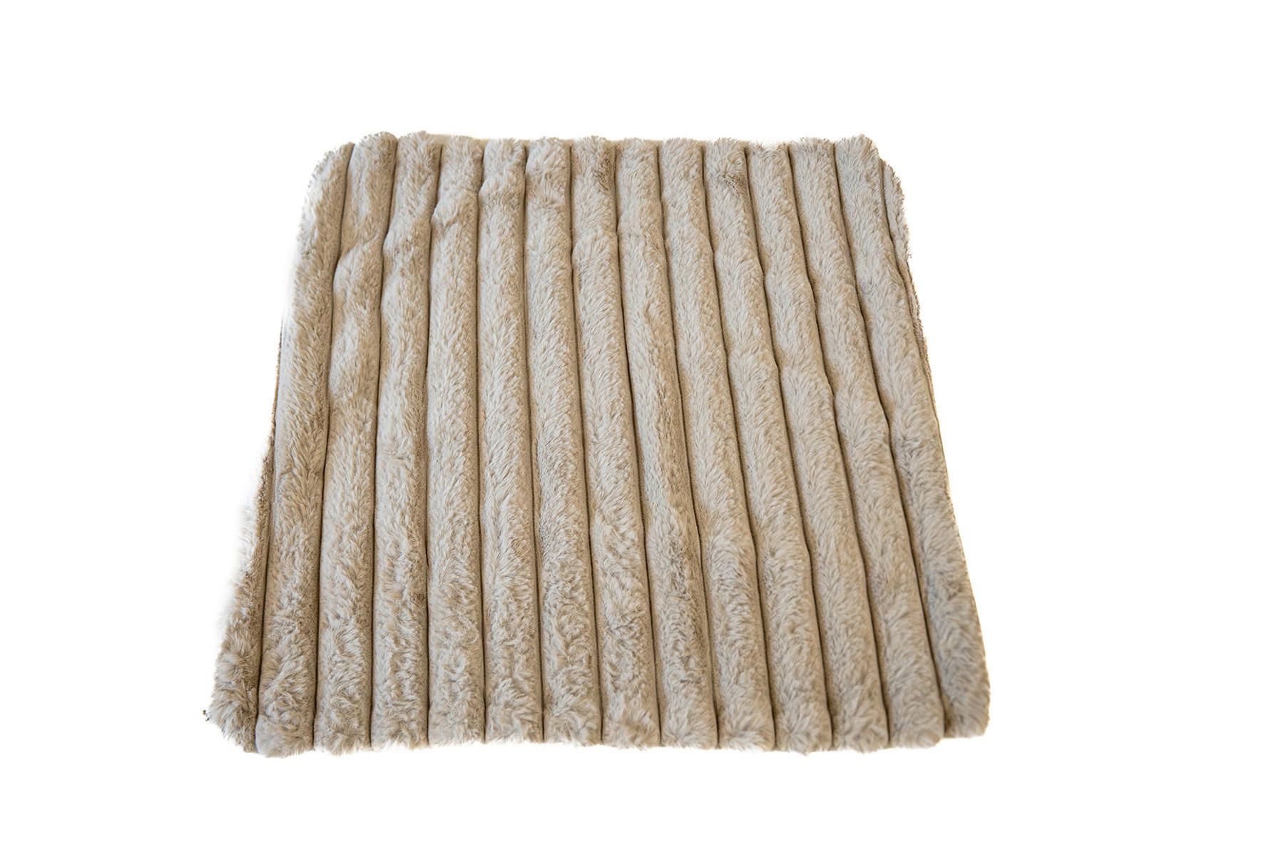 DÍSZPÁRNAHUZAT  - ezüstszínű, Basics, textil (45/2/45cm)