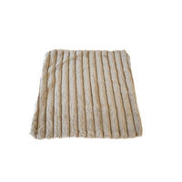 DÍSZPÁRNAHUZAT  - ezüstszínű, Basics, textil (45/2/45cm)