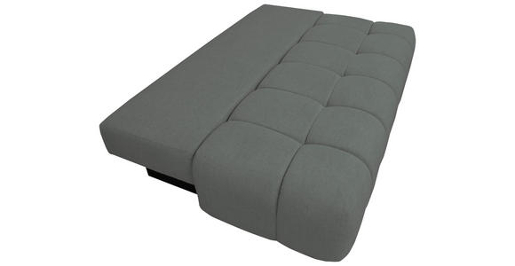 BOXSPRINGSOFA in Chenille Dunkelgrün  - Dunkelgrün/Schwarz, MODERN, Kunststoff/Textil (210/72/105cm) - Cantus