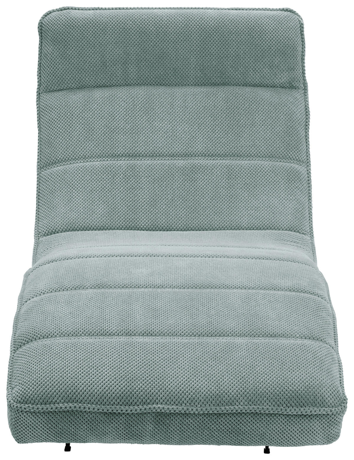 RELAXLIEGE in Webstoff Mintgrün  - Schwarz/Mintgrün, Design, Textil/Metall (78/83/168cm) - Welnova