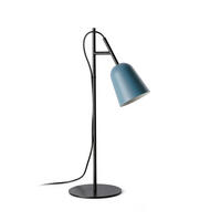 TISCHLEUCHTE 18/29.7/55 cm  - Blau/Schwarz, KONVENTIONELL, Metall (18/29.7/55cm) - Faro Barcelona