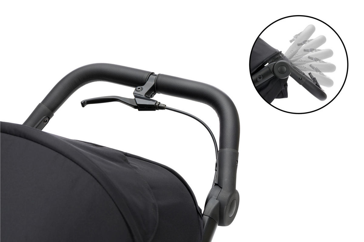 JOGGER Set Jogger Run schwarz  - Salbeigrün/Schwarz, Basics, Textil/Metall (125/57/107cm) - Fillikid