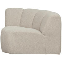 SOFAELEMENT Mojo Beige Bouclé  - Beige/Schwarz, MODERN, Kunststoff/Textil (110/74/110cm) - Livetastic