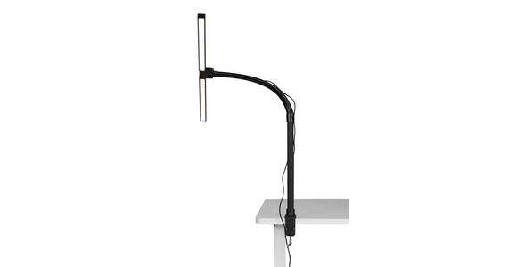 LED-KLEMMLEUCHTE Hayward 80/35/71,5 cm  - Schwarz, Basics, Kunststoff/Metall (80/35/71,5cm) - Novel