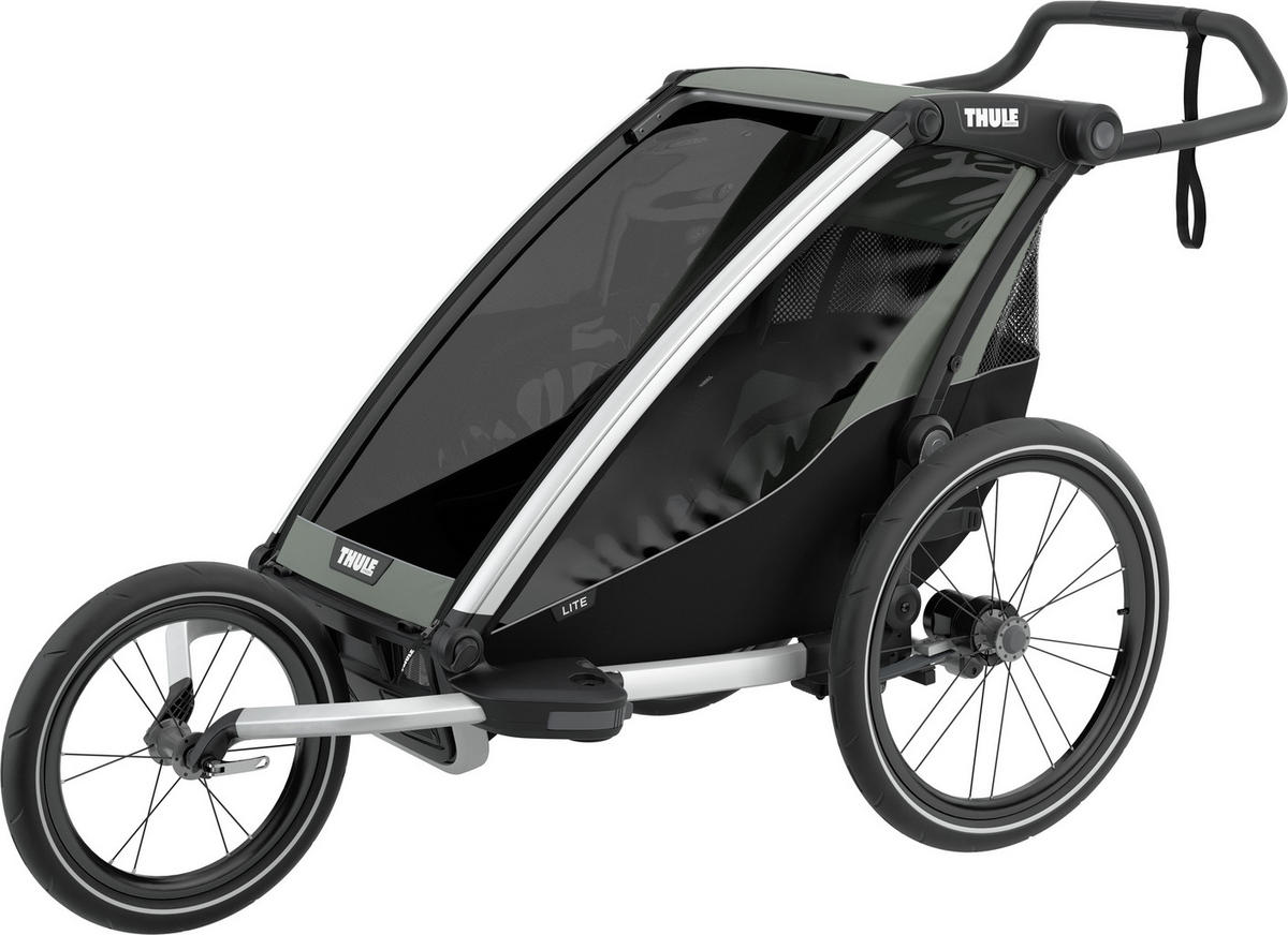 FAHRRADANHÄNGER   Charoit Lite 1  - Grün, LIFESTYLE, Metall (64,5/89-112/85,5cm) - Thule