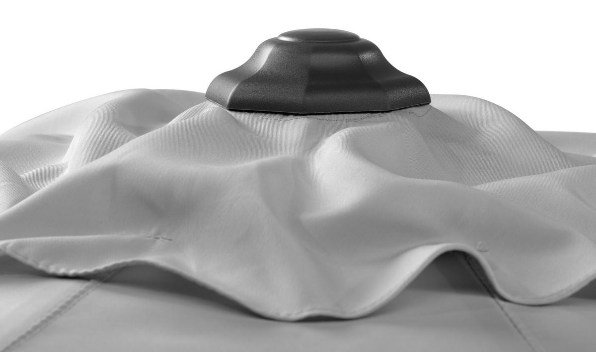 SONNENSCHIRM   - Anthrazit/Silberfarben, Basics, Textil/Metall (270/250/270cm) - Schneider