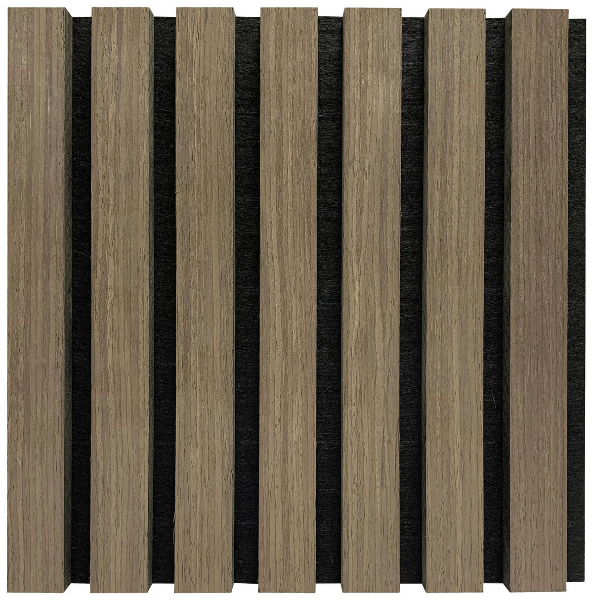 AKUSTIKPANEEL Echtholz 4 Stück  - Walnussfarben/Schwarz, KONVENTIONELL, Holz/Kunststoff (104/52/2,2cm) - Xora