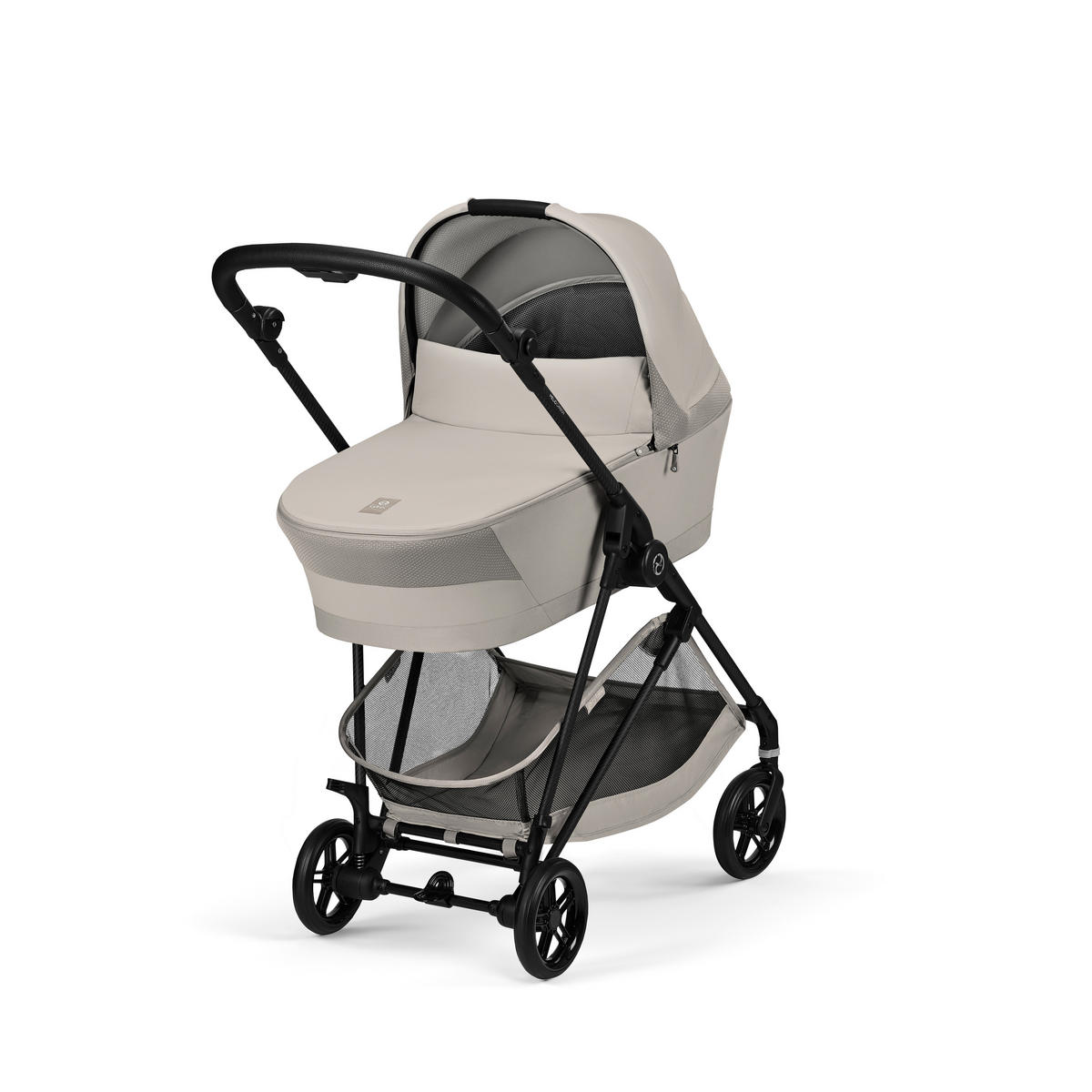 LIEGEWANNE Melio  - Hellgrau, Basics, Textil/Metall (85cm) - cybex GOLD