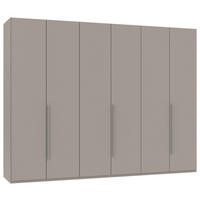 DREHTÜRENSCHRANK  in Kaschmir  - Kaschmir, MODERN, Holzwerkstoff/Kunststoff (270/208/58cm) - Chameo