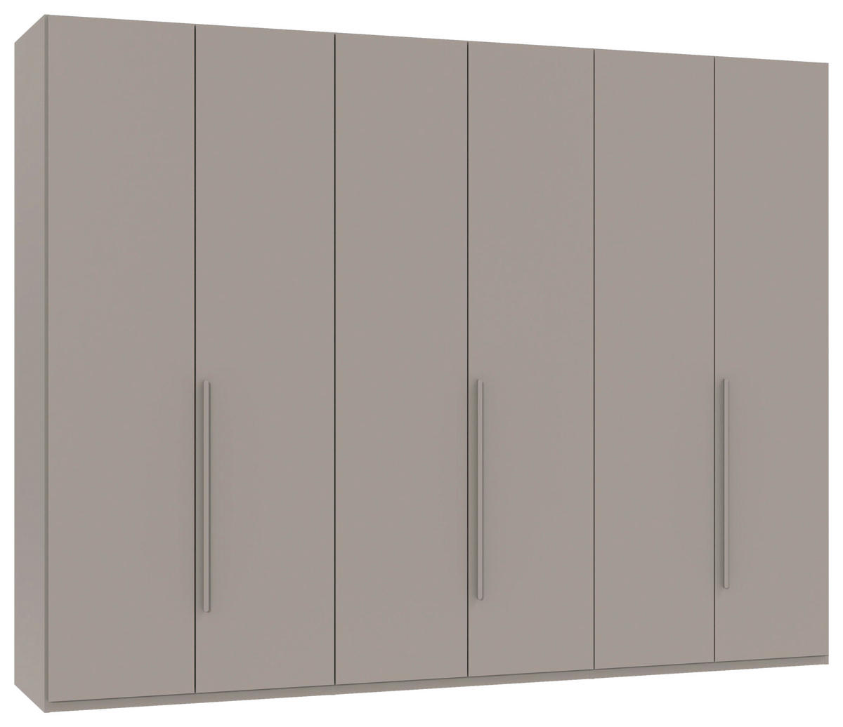 DREHTÜRENSCHRANK  in Kaschmir  - Kaschmir, MODERN, Holzwerkstoff/Kunststoff (270/208/58cm) - Chameo
