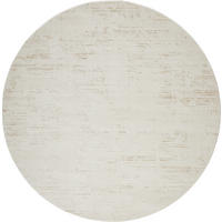 VINTAGE-TEPPICH  Wohnzimmer 200 cm Anthelia Creme rund  - Creme, Design, Textil (200cm) - Dieter Knoll