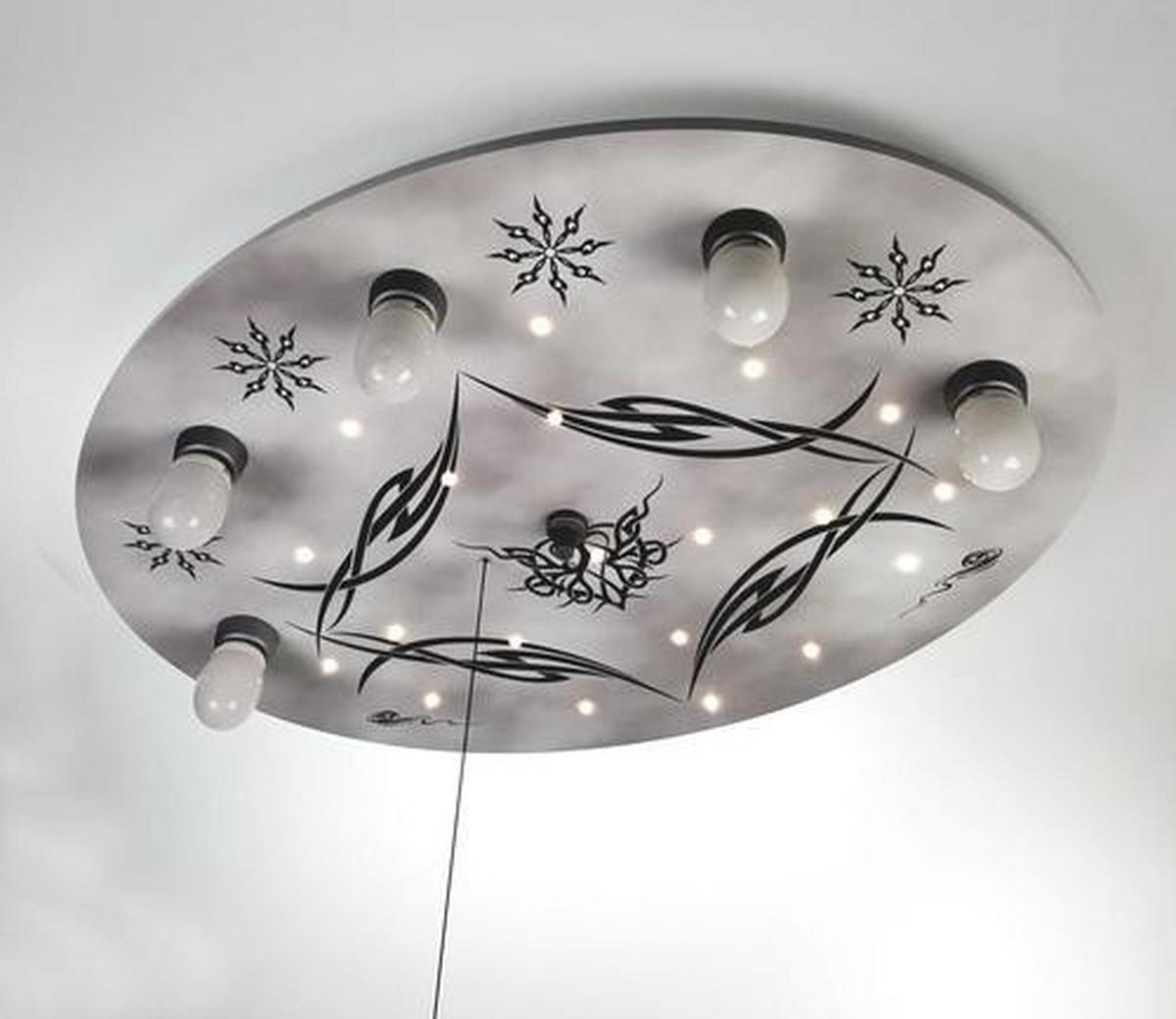 KINDERDECKENLEUCHTE Gothic 74/7/57 cm   - Design, Holz/Kunststoff (74/7/57cm)