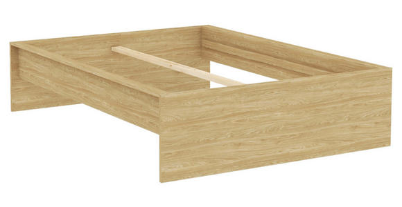 BETTRAHMEN 140/200 cm  in Eichefarben  - Eichefarben, KONVENTIONELL, Holzwerkstoff (140/200cm) - Hom`in