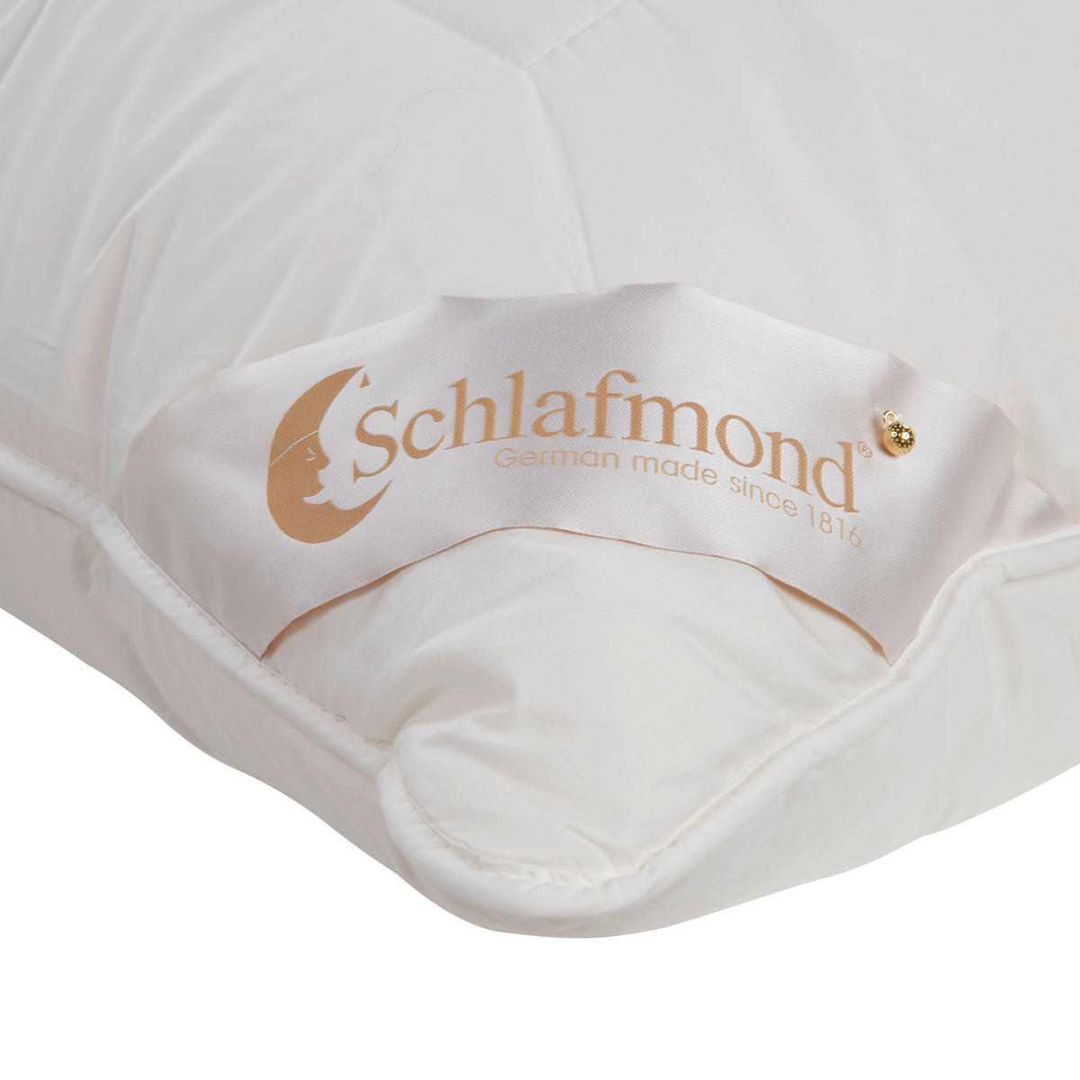 POLSTER  SCHNEEWEISSCHEN  - Weiß, KONVENTIONELL, Naturmaterialien/Textil (70x90cm) - Schlafmond