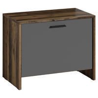 GARDEROBENBANK Ben  in 60/48/35 cm  - Alteiche/Anthrazit, MODERN, Holzwerkstoff/Kunststoff (60/48/35cm) - MID.YOU
