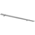 VORHANGSCHIENE - Grau Hochglanz, Basics, Metall (280/13,5/4,7cm) - Homeware