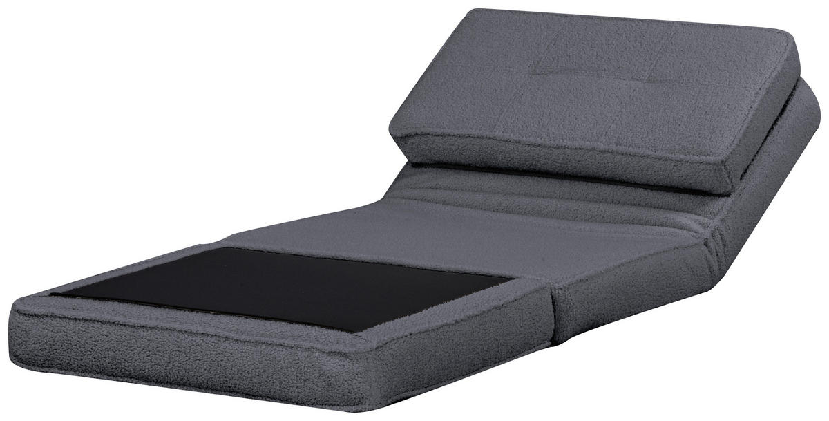 SCHLAFSESSEL in Teddystoff Grau  - Grau, MODERN, Textil (74/61,5/80cm) - MID.YOU