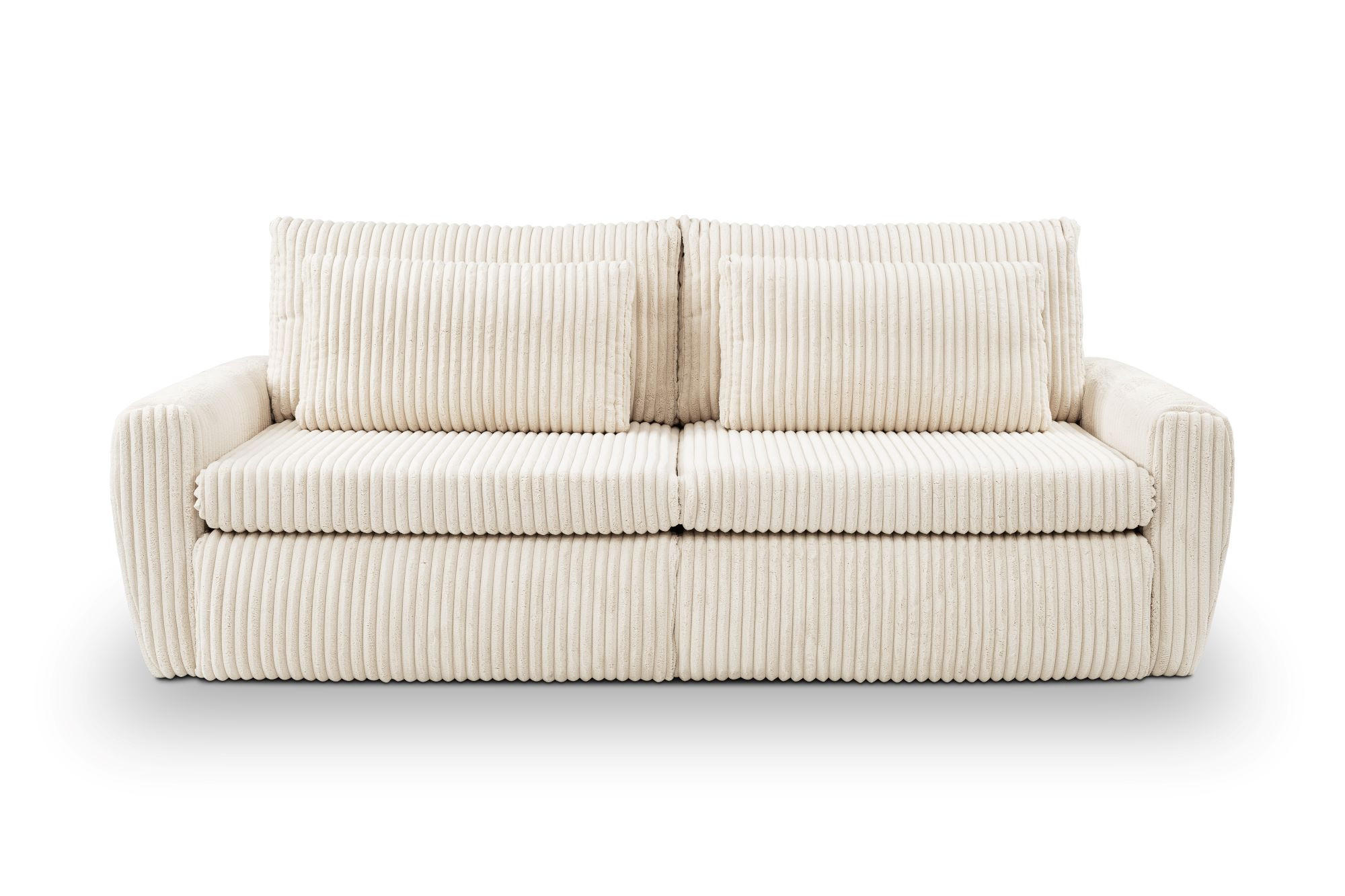 3-Sitzer-Sofa Mit Schlaffunktion Mevi Creme