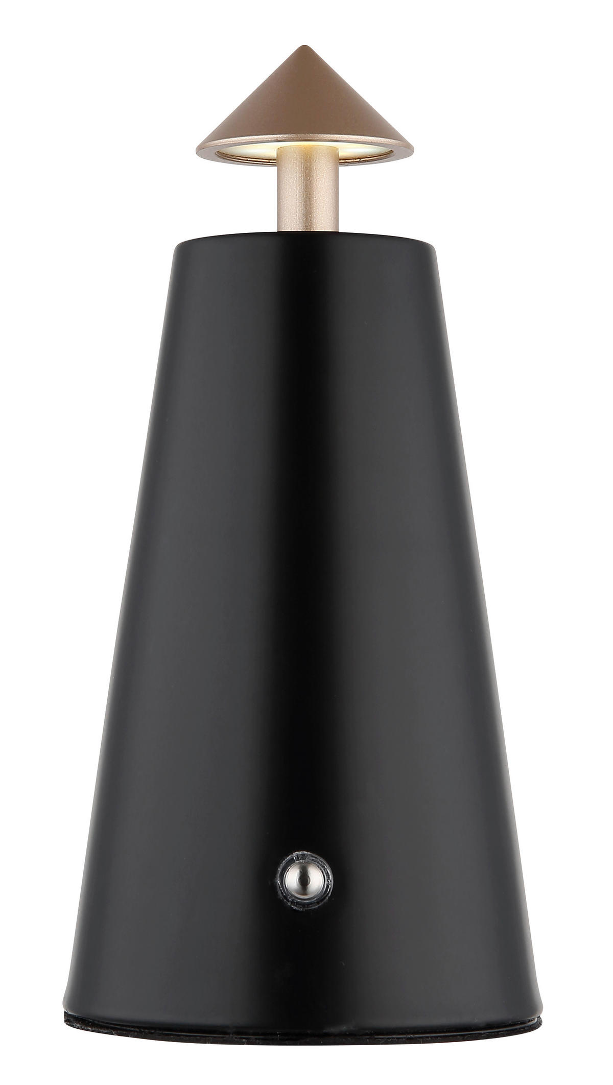 AKKU-TISCHLEUCHTE LIVA 9/19 cm  - Schwarz/Weiß, Design, Kunststoff/Metall (9/19cm) - Globo