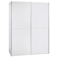 ORMAR S KLIZNIM VRATIMA bijela   - bijela/boje hrasta, Design, drvni materijal/metal (170/195/59cm) - P & B