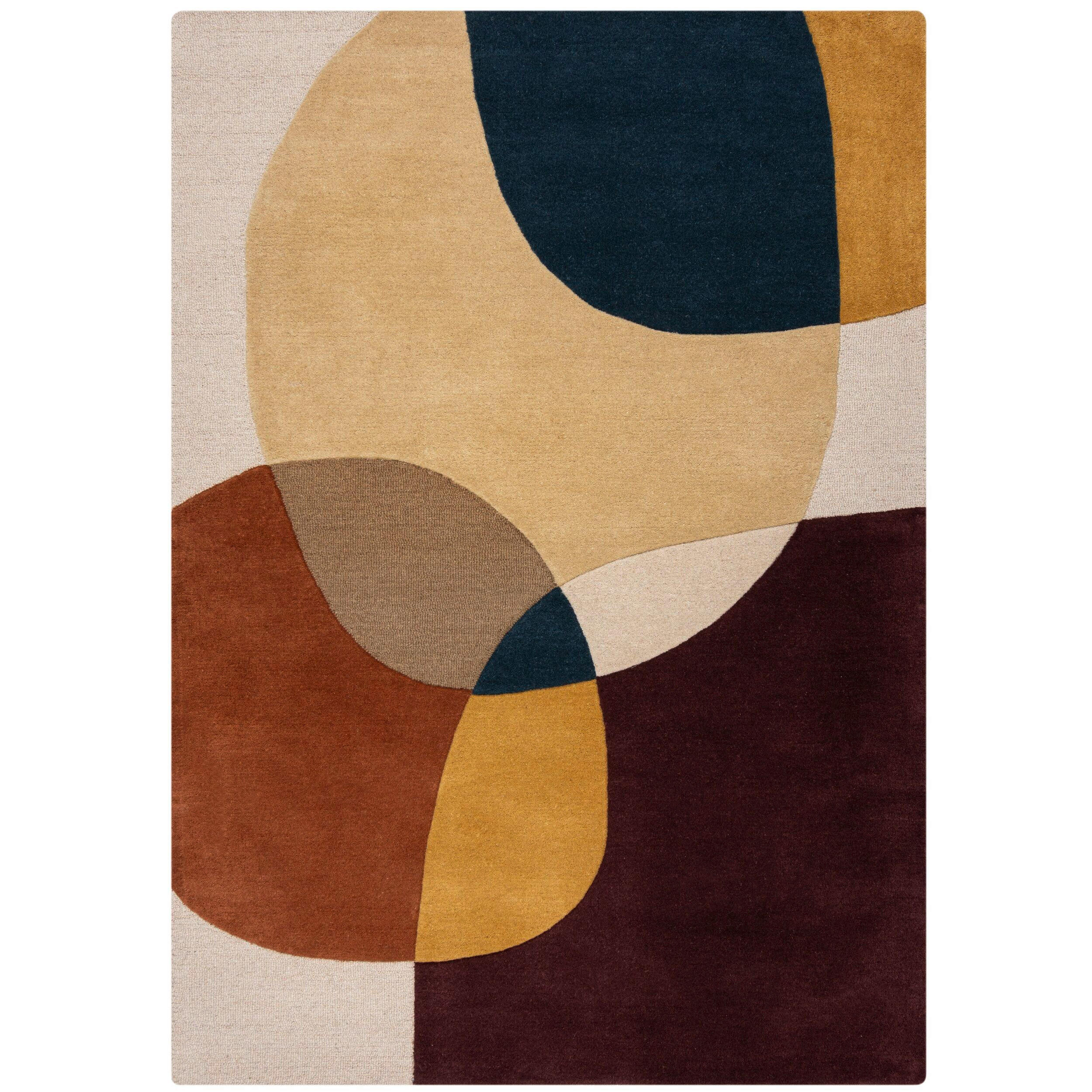 Flair Rugs VLNĚNÝ KOBEREC, 160/230 cm fialová, vícebarevná