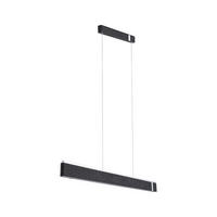LED-PENDELLEUCHTE Jagun 100/8,5/3,5 cm   - Anthrazit, Basics, Kunststoff/Textil (100/8,5/3,5cm) - Paulmann