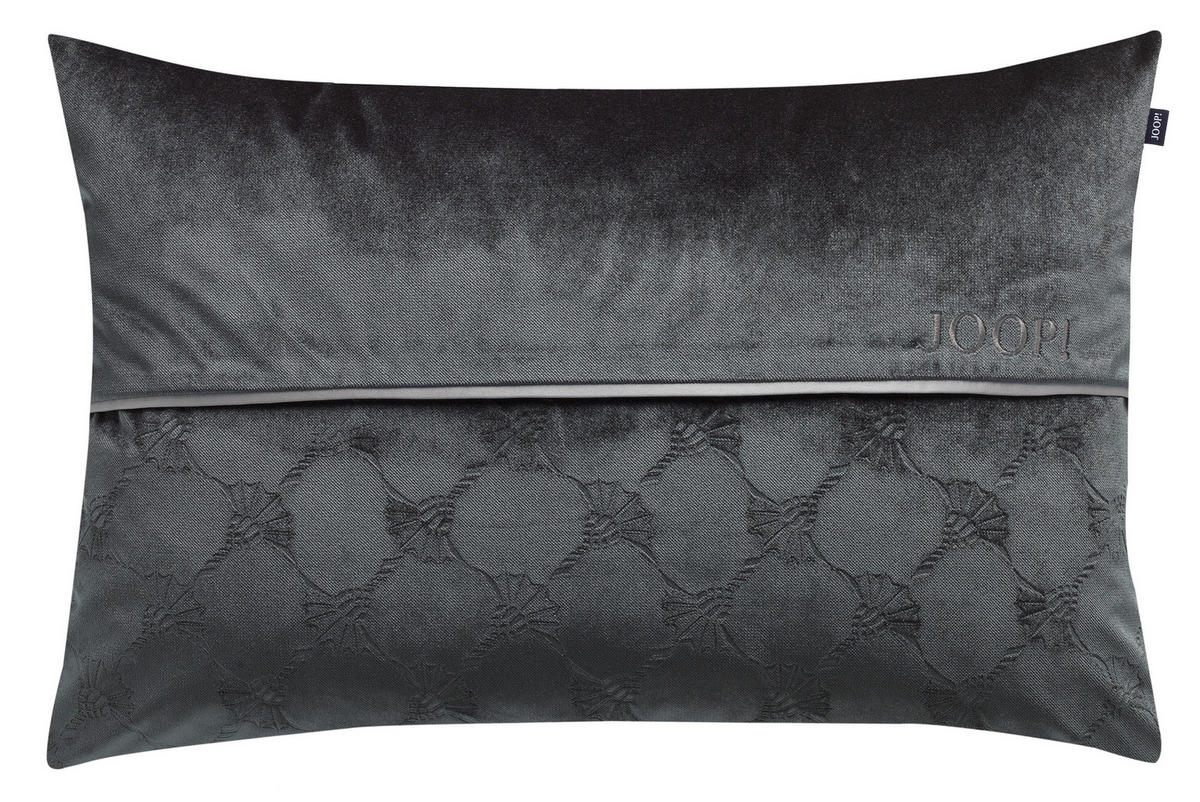KISSENHÜLLE Scene 38/58 cm  - Anthrazit, Design, Textil (38/58cm) - Joop!
