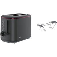 TOASTER Design Collection  - Schwarz, Basics, Metall (28,4/20,3/16,8cm) - AEG