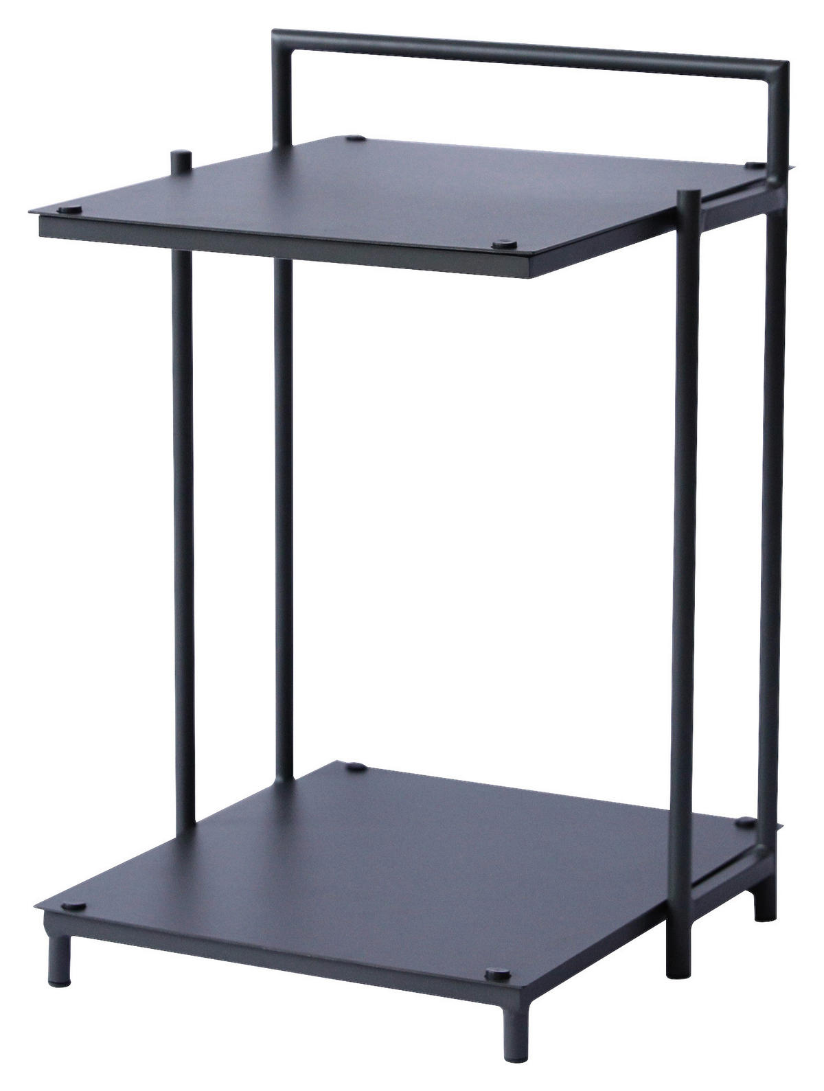 BEISTELLTISCH 40/42/60 cm Anthrazit rechteckig  - Anthrazit, Design, Metall (40/42/60cm) - Xora