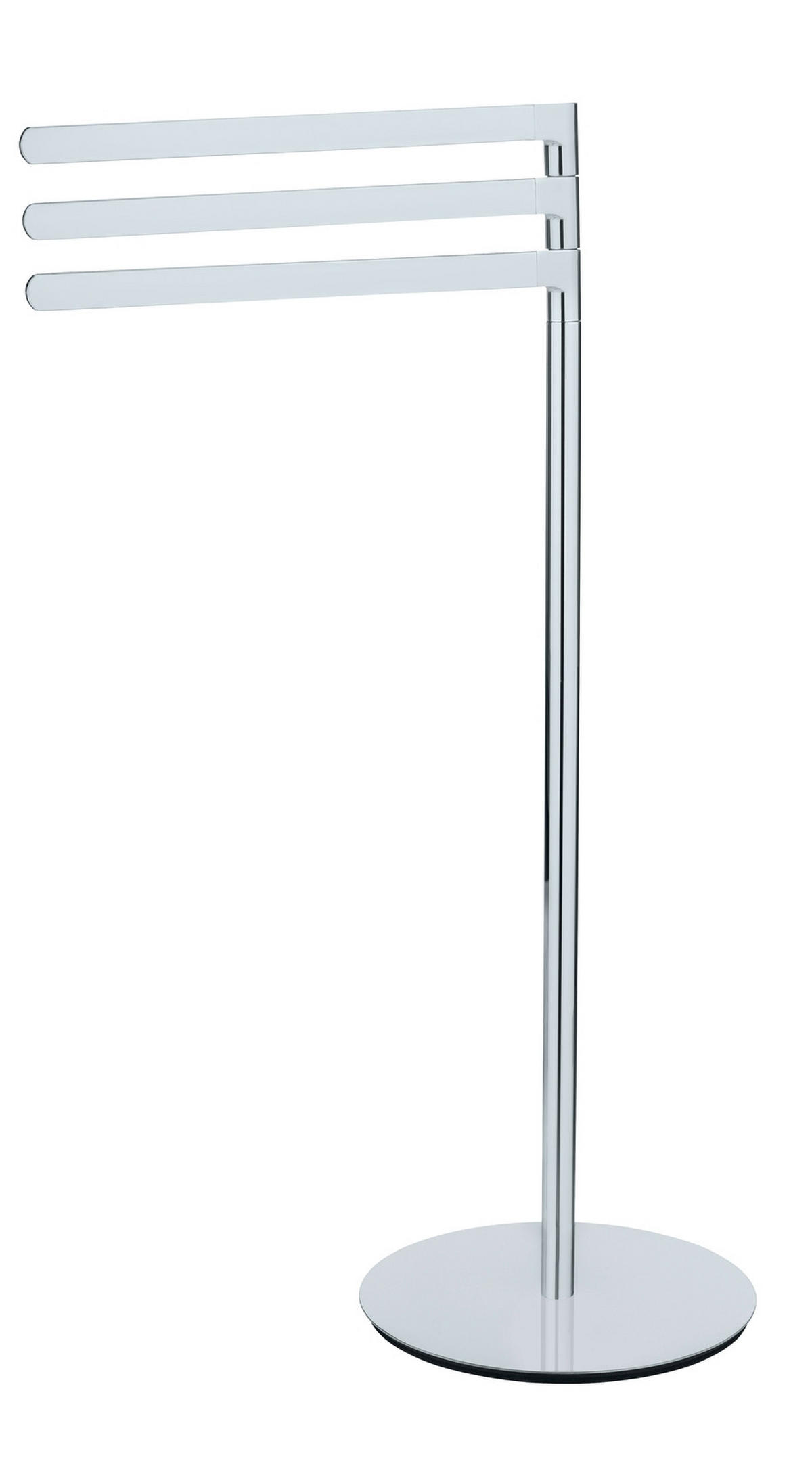 HANDTUCHSTÄNDER - Edelstahlfarben, KONVENTIONELL, Metall (54,5/89/30cm) - Wenko