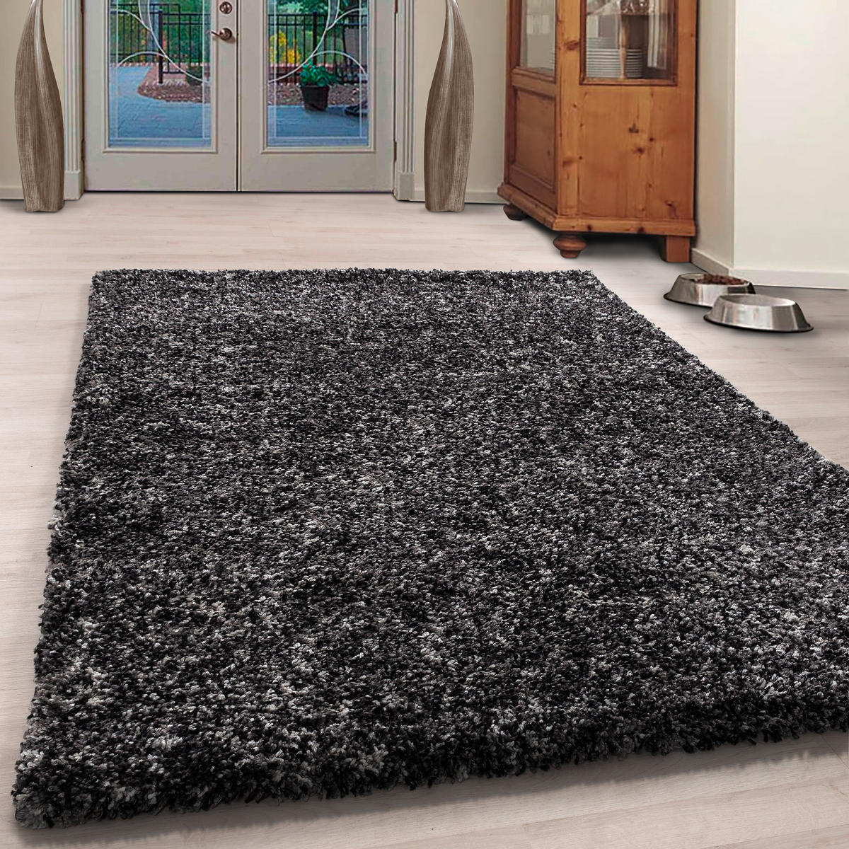 HOCHFLORTEPPICH 280/370 cm Enjoy Anthrazit  - Anthrazit, KONVENTIONELL, Textil (280/370cm) - Novel