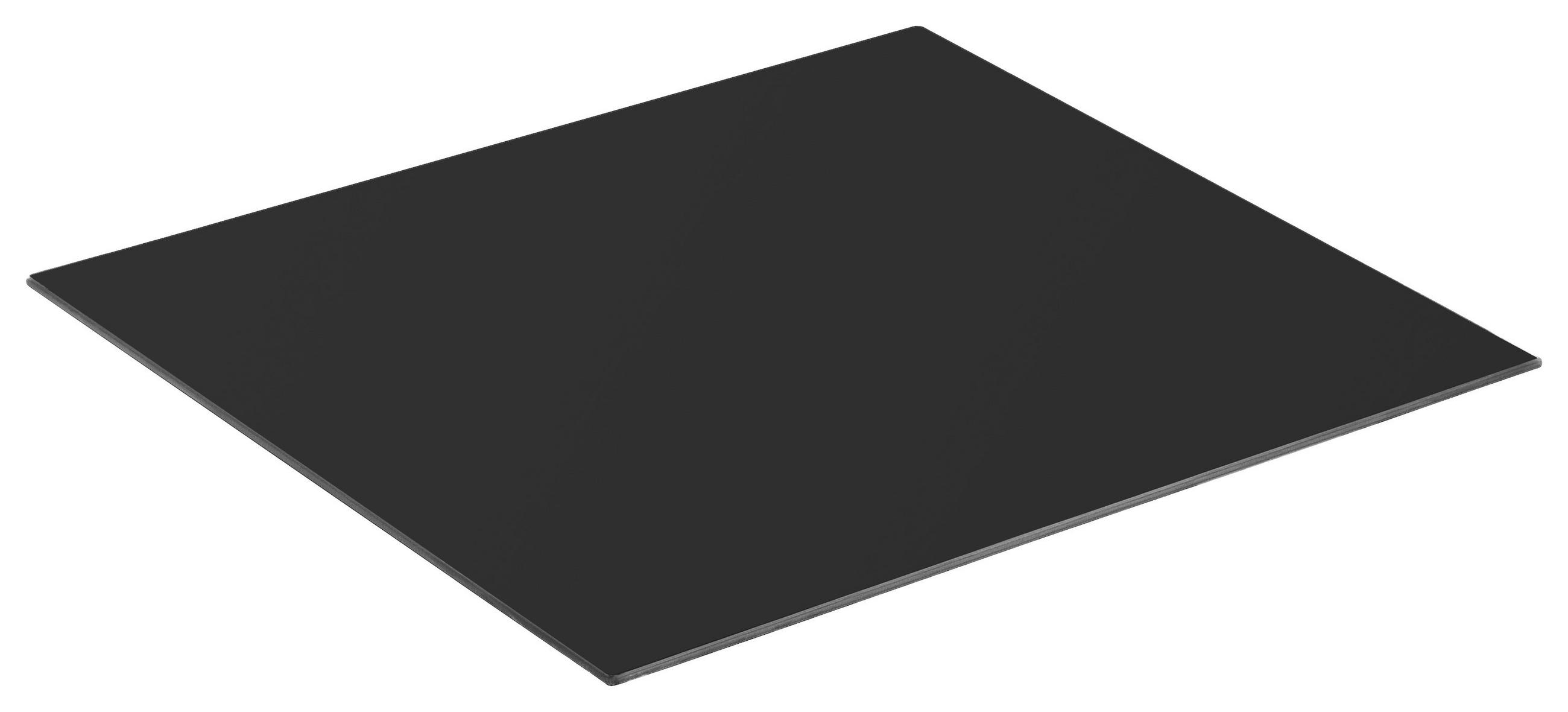 OBERPLATTE  Glas  Anthrazit  - Anthrazit, Basics, Glas (45,30/40,50/0,40cm) - Voleo