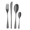 BESTECKSET AUDREY 16-teilig Stahl  - Schwarz, Basics, Metall (25,5/7/5,3cm) - Pintinox