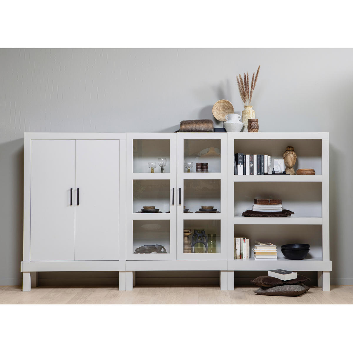 KOMMODE Bonk, 107/160/39 cm,  - Grau, Design, Holz (107/160/39cm) - Livetastic