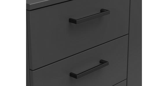 KOMMODE 120/83/52 cm in Graphitfarben - Anthrazit/Schwarz, MODERN, Holzwerkstoff/Kunststoff (120/83/52cm) - Carryhome