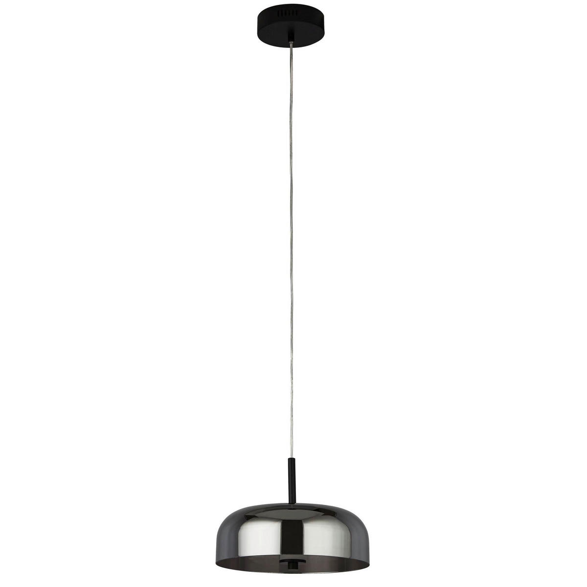 VISEČA NIHALNA LED-SVETILKA   16.37 W///220-240 V/ - črna, Basics, kovina/steklo (30/21cm)