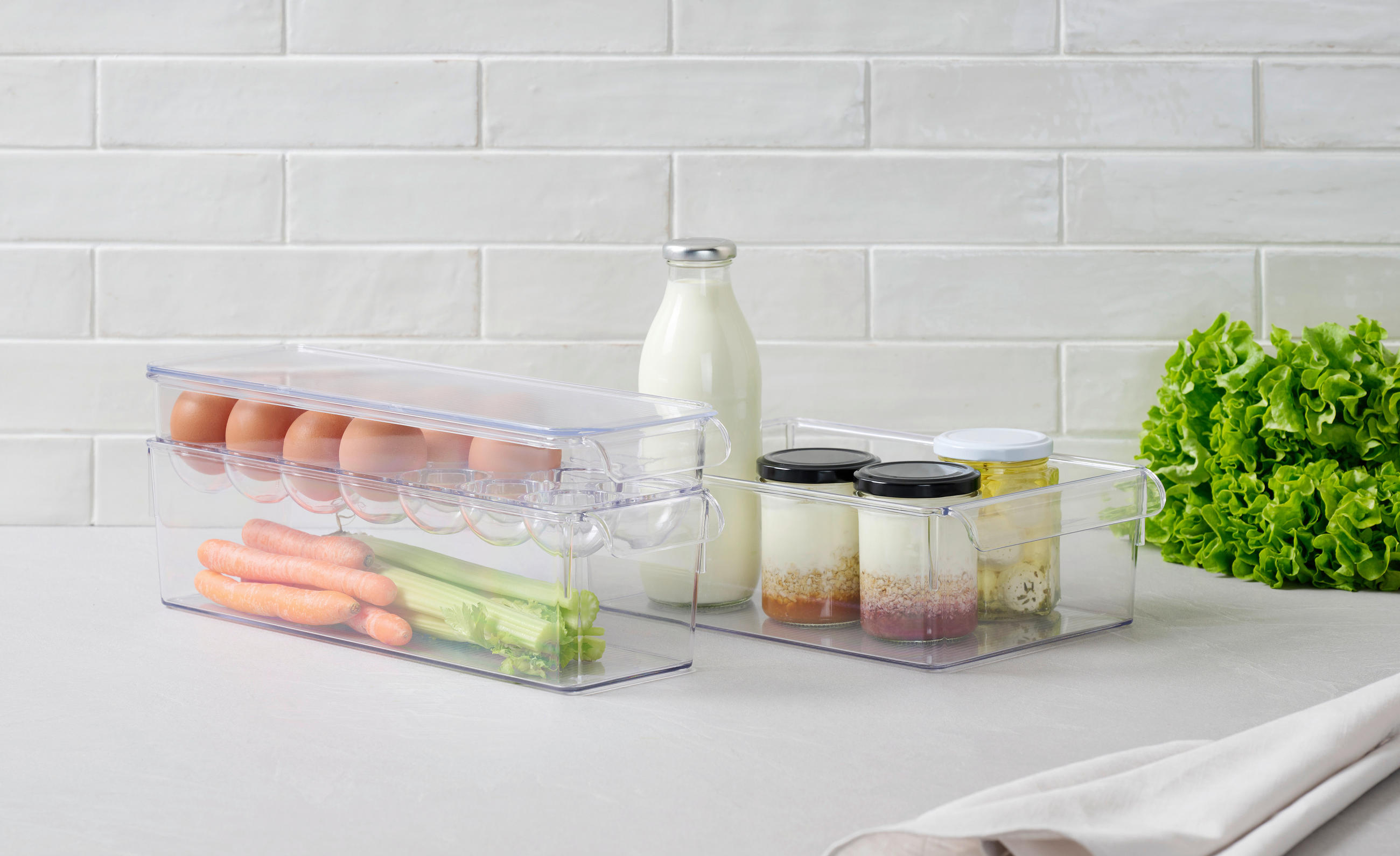 KUTIJA ZA FRIŽIDER - prozirna, Osnovno, plastika - Homeware Profession.