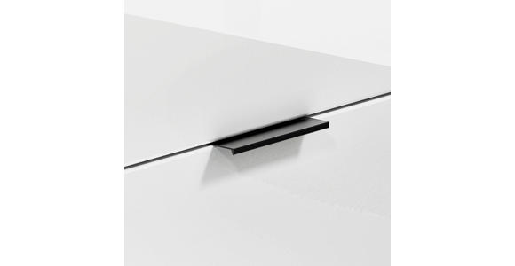 NACHTSCHRANK 45,1/56,7/43 cm  - Schwarz/Weiß, Design, Holzwerkstoff/Metall (45,1/56,7/43cm) - Novel