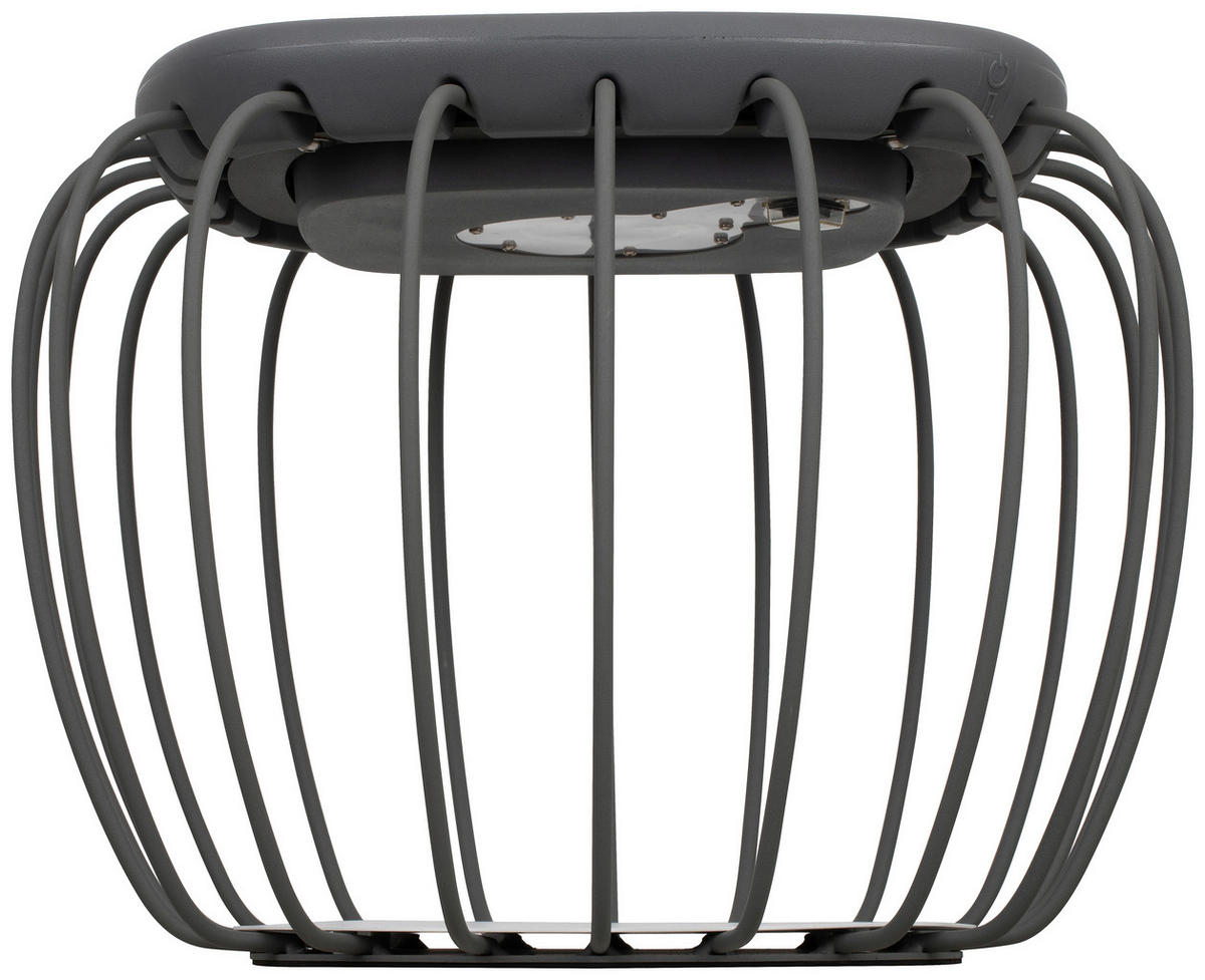 AUßENLEUCHTE 40/30 cm   - Grau, Trend, Kunststoff/Metall (40/30cm) - Novel