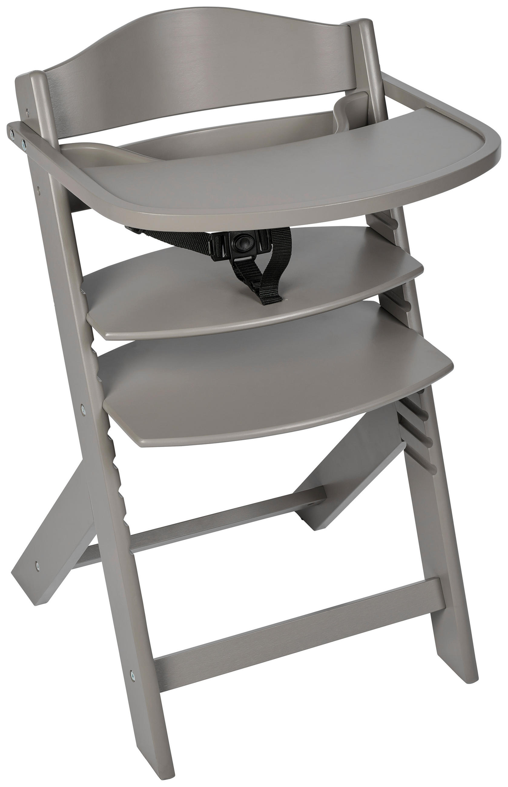 My Baby Lou DETSKÁ JEDÁLENSKÁ STOLIČKA, buk, sivohnedá