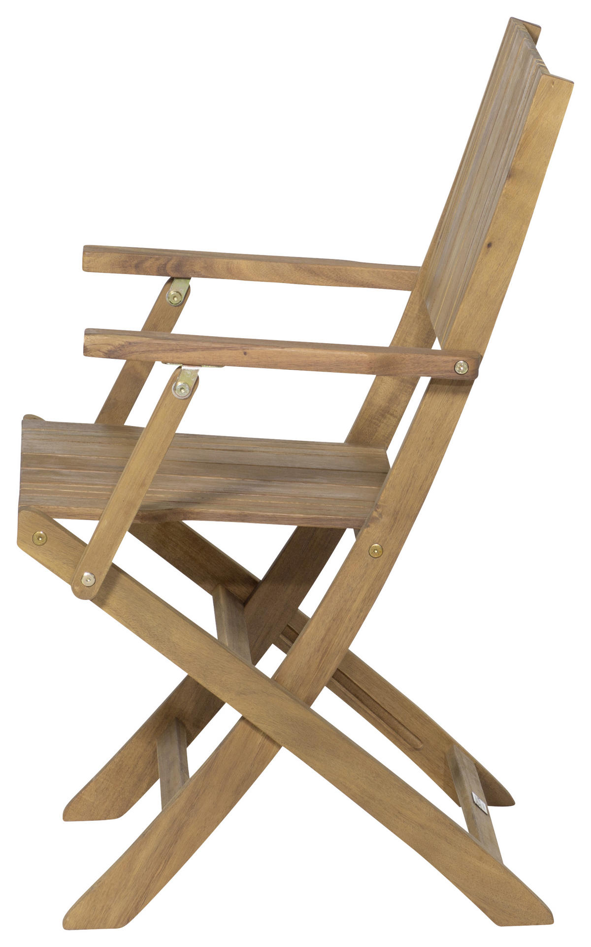 GARTENKLAPPSESSEL Akazie Akaziefarben  - Akaziefarben, KONVENTIONELL, Holz (51/89/55cm) - Siena Garden