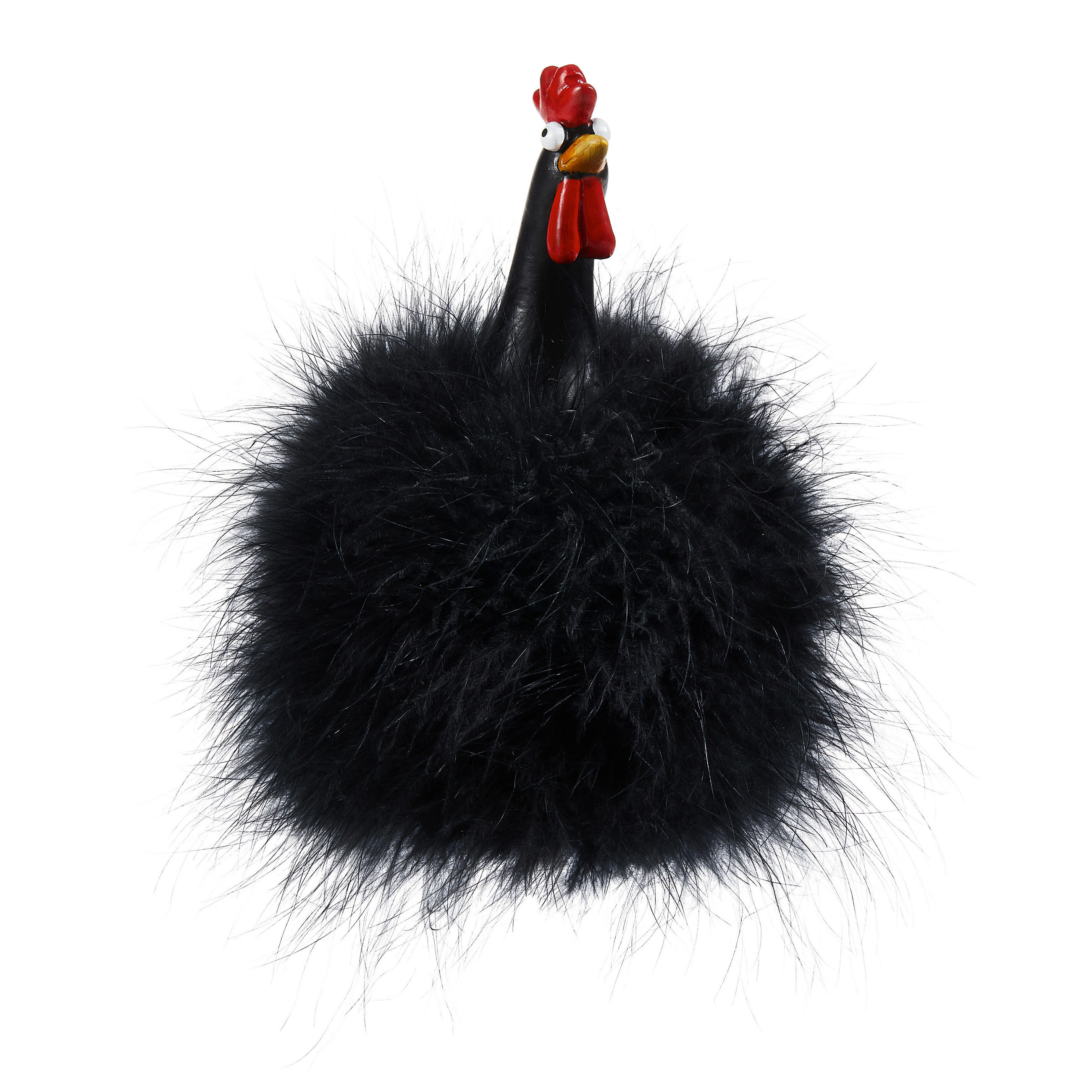 DEKOHAHN   - Schwarz, LIFESTYLE, Kunststoff/Textil (11/18/11cm)