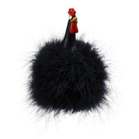 DEKOHAHN   - Schwarz, LIFESTYLE, Kunststoff/Textil (11/18/11cm)