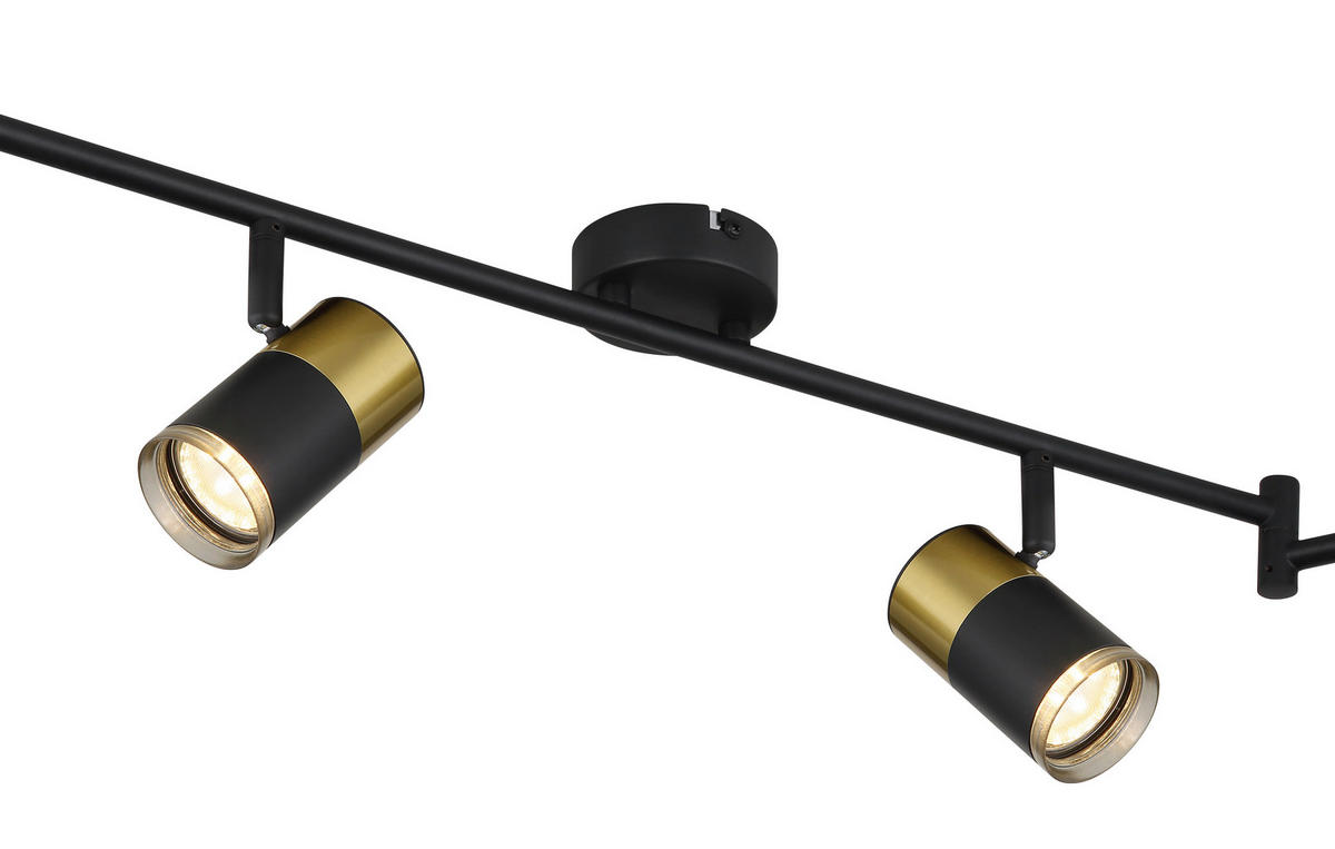 SPOTLIGHT 180/8/18,5 cm   - mörkgrå/svart, Basics, metall/plast (180/8/18,5cm) - Globo