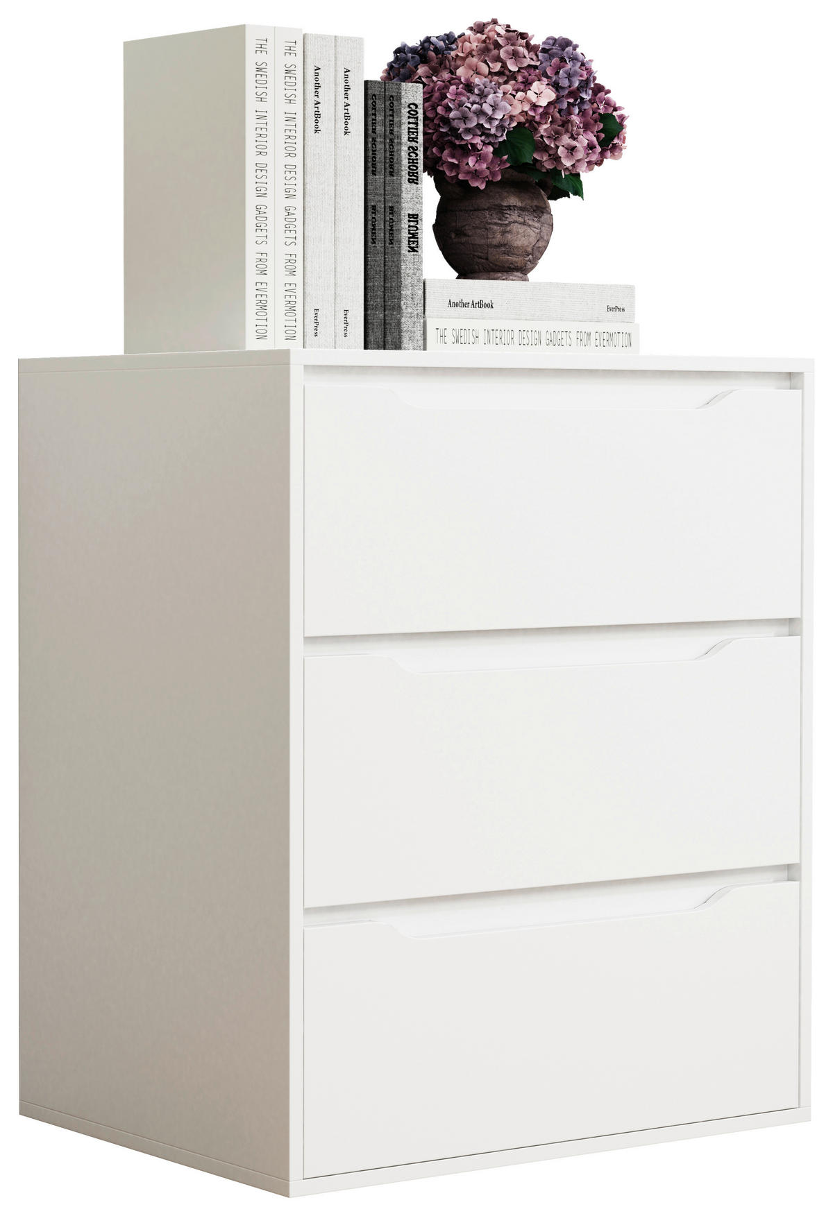 KOMMODE 65/78/48 cm  in Weiss  - Weiss, Design, Holzwerkstoff (65/78/48cm) - MID.YOU