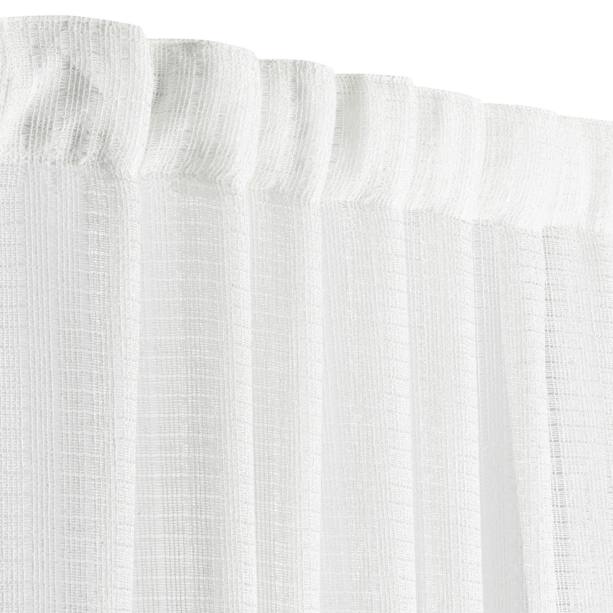 FERTIGVORHANG transparent  - Weiß, Basics, Textil (140/240cm)
