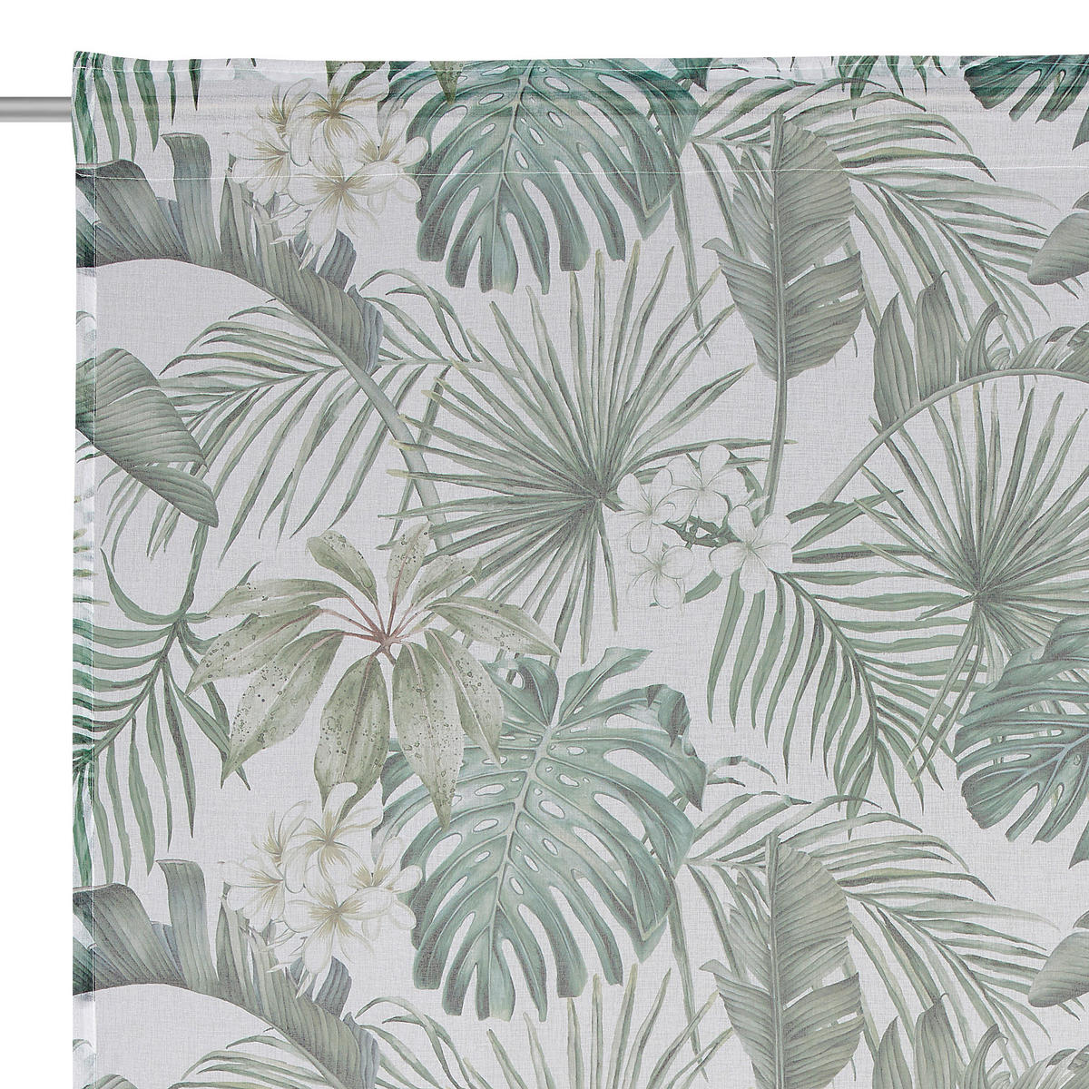 KUSOVÁ ZÁCLONA, 135/245 cm - zelená, Design, textil (135/245cm) - Esposa