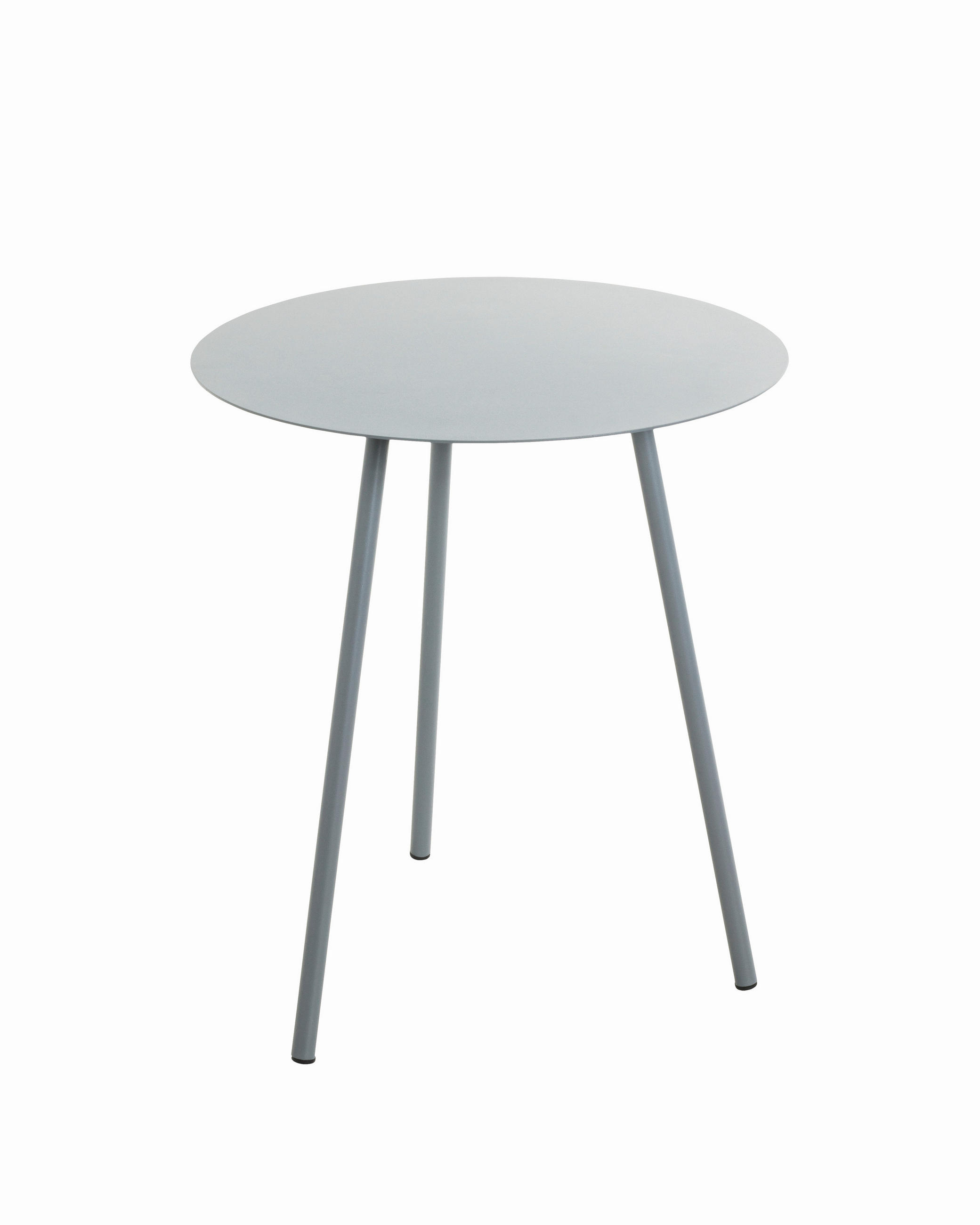 BEISTELLTISCH 40/40/45 cm Grau rund  - Grau, Trend, Metall (40/40/45cm)